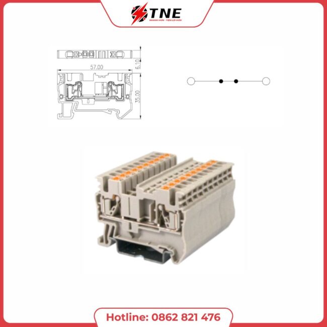 Cầu đấu Push-in DP2.5N NAFYU